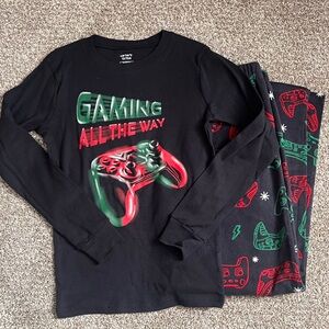 Carter’s Size 12 Gaming Pajama Set with Game Controller Design